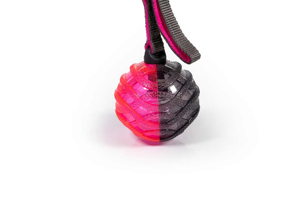 [JU00954] PLAY AND RUN PELOTA HONDA ON/OFF L GRIS/ROSA 8.89cm
