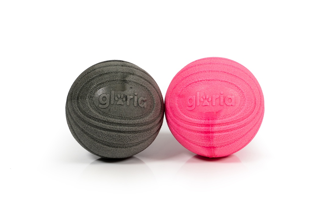 [JU00962] PLAY AND RUN PELOTA SUPERFLEXI FOAM M GRIS/ROSA 6.35cm 2pcs