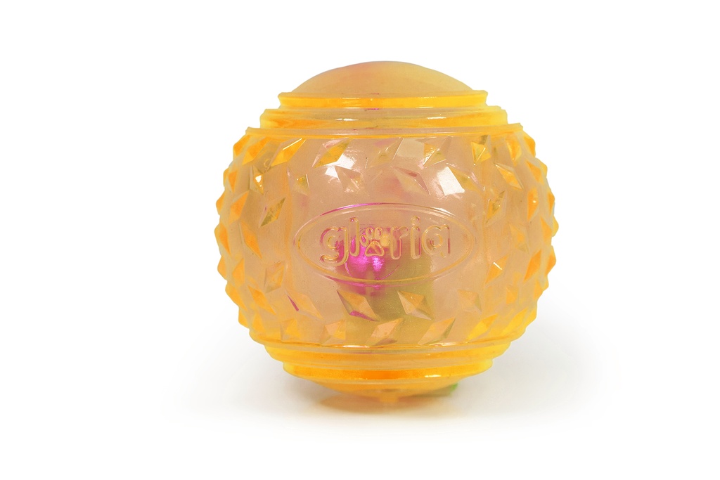 [JU00967AM] PLAY AND RUN PELOTA LUMINOSA LED AMARILLA 6.35CM