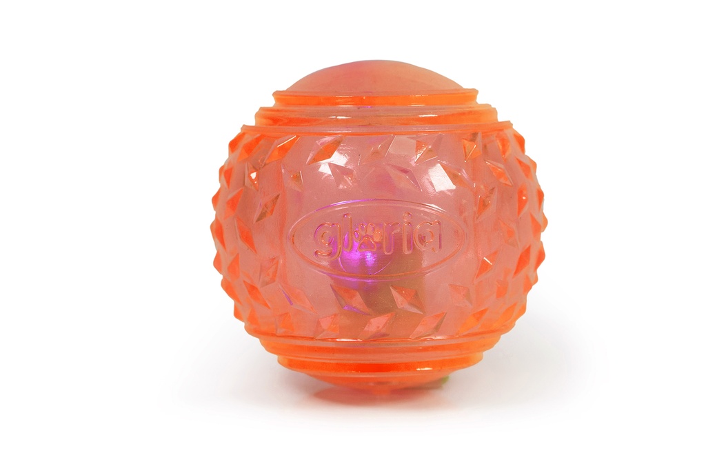 [JU00967NA] PLAY AND RUN PELOTA LUMINOSA LED NARANJA 6.35CM