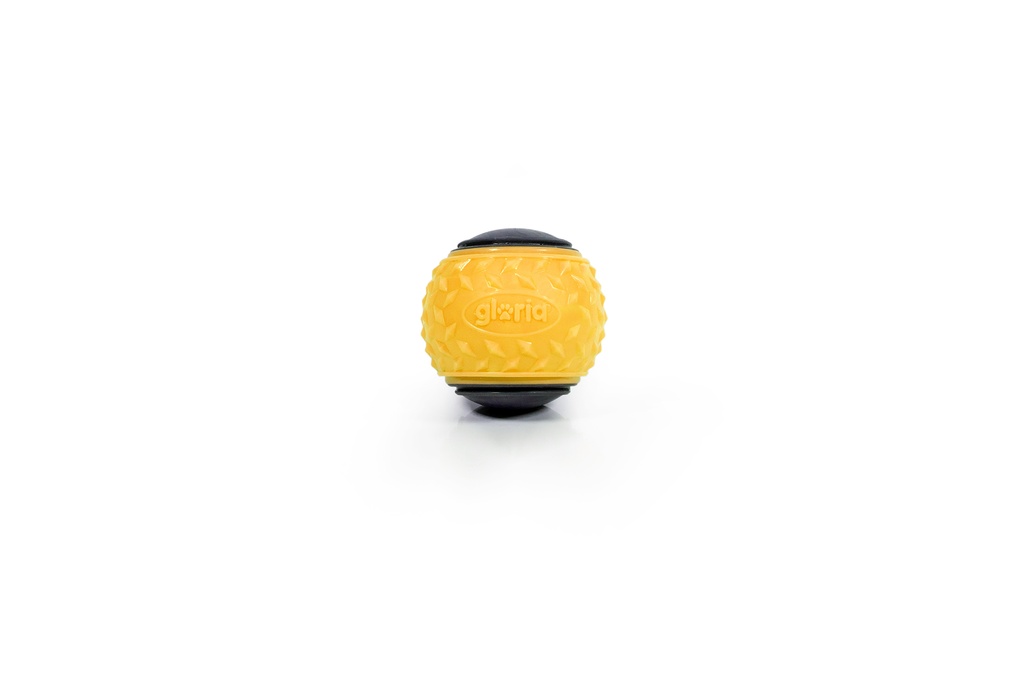 [JU00968AM] PLAY AND RUN PELOTA MEGA SQUEAKER M 6.35cm AMAR/GRIS 2pcs