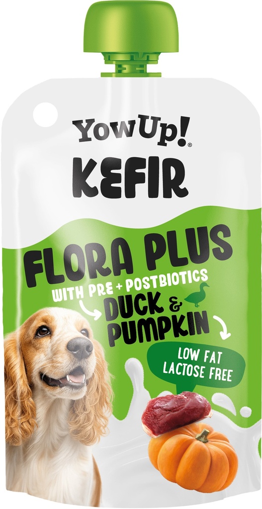 YOWUP KEFIR PATO Y CALABAZA PARA PERRO 115GR (unidad)