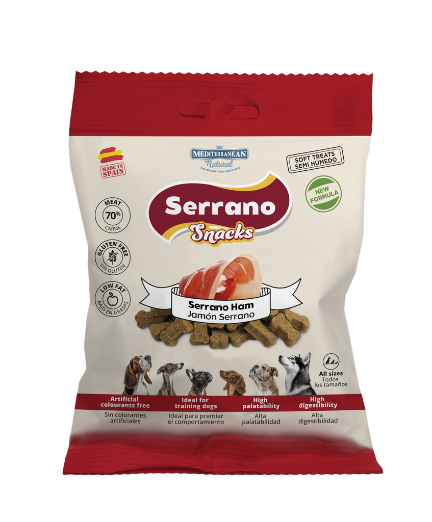 [68172-U] Serrano Snack Perro Jamón Serrano 85 g