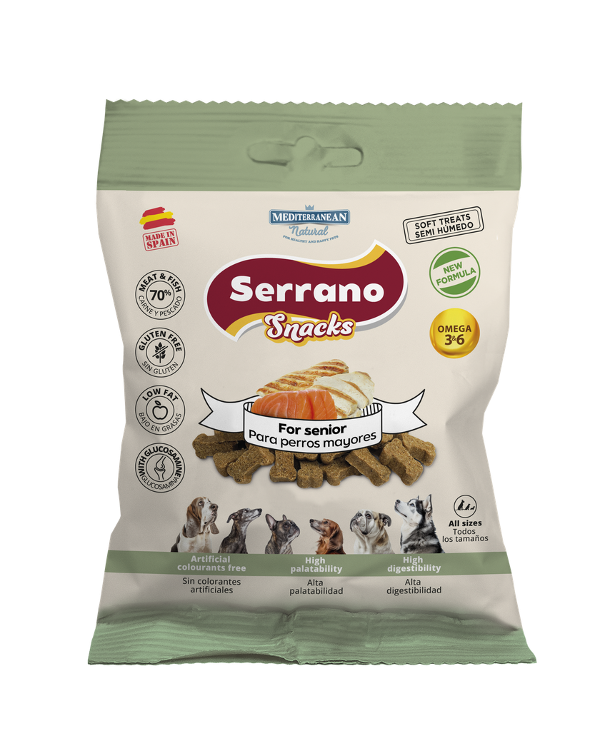 [68177-U] Serrano Snack Perro Senior 85 g