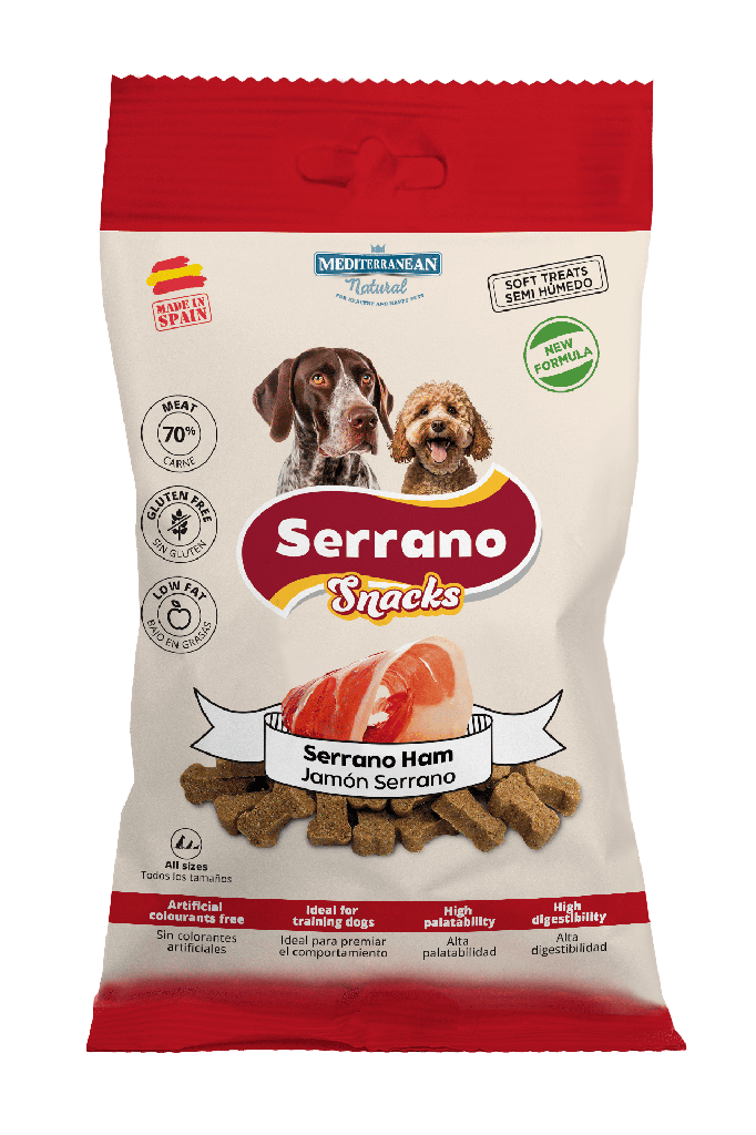 [68122-U] Serrano Snack Perro Jamón Serrano 100 g