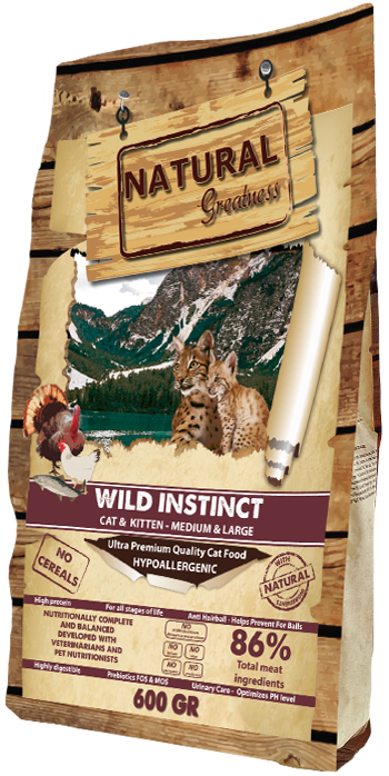 [ASC31WI6B] Receta Wild Instinct Medium &  Large Breed 0,6 kg