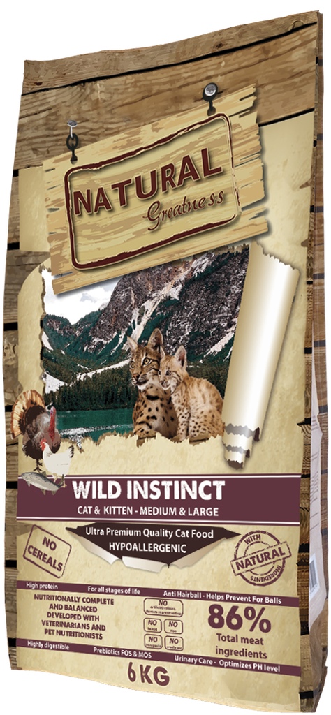 [ASC31WI06] Receta Wild Instinct Medium & Large Breed 6 kg