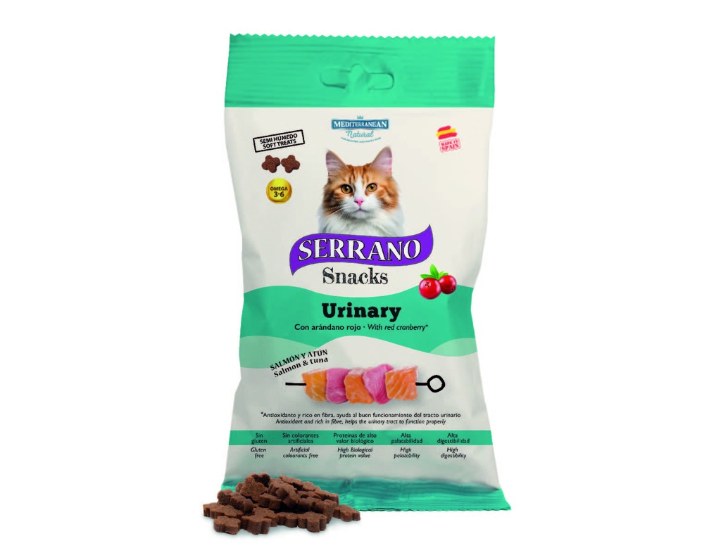 [68020-U] Serrano Snack Gato 50g Urinary Salmón y Atún
