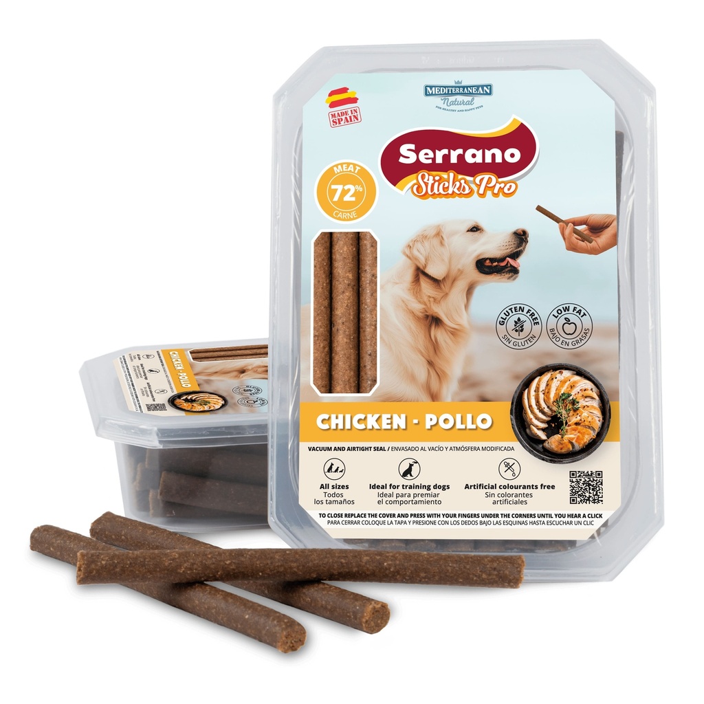 [68036-U] Serrano Sticks 350g Pollo