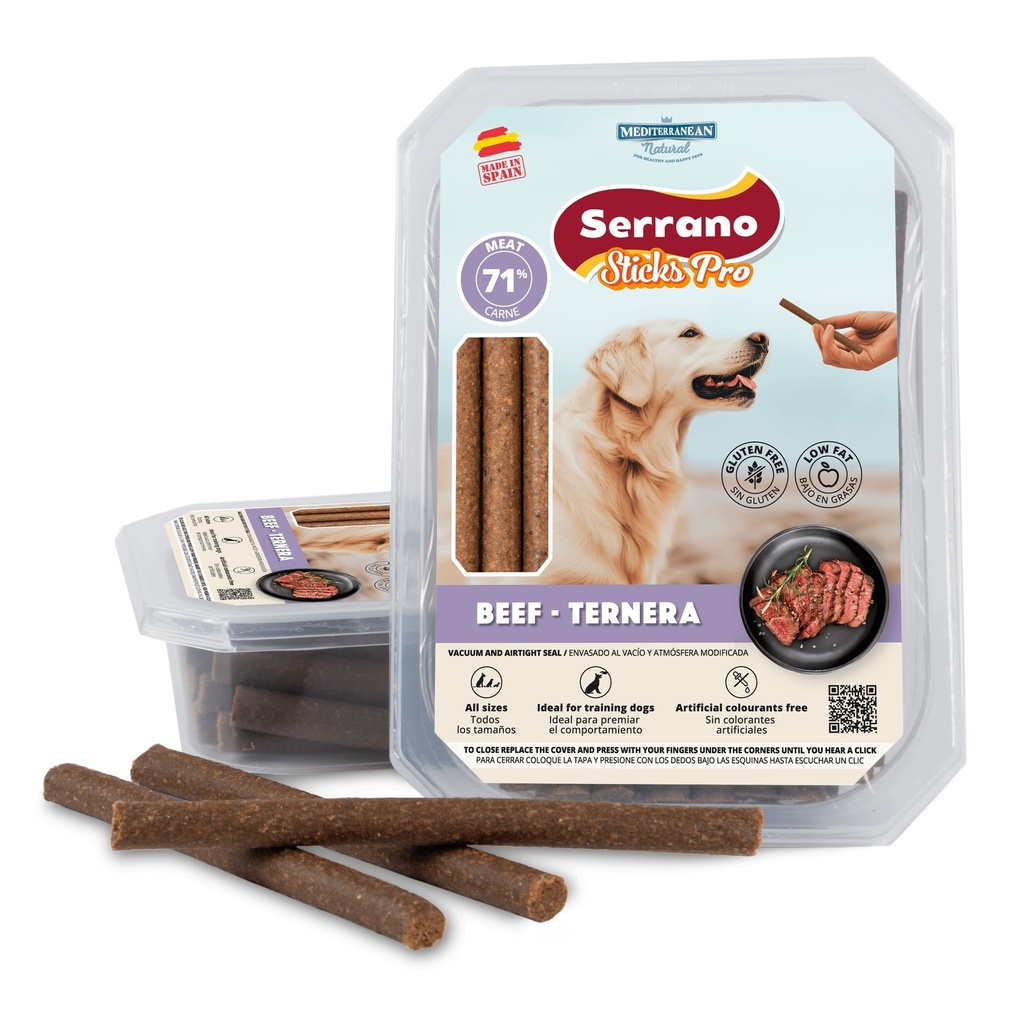 [68037-U] Serrano Sticks 350g Ternera