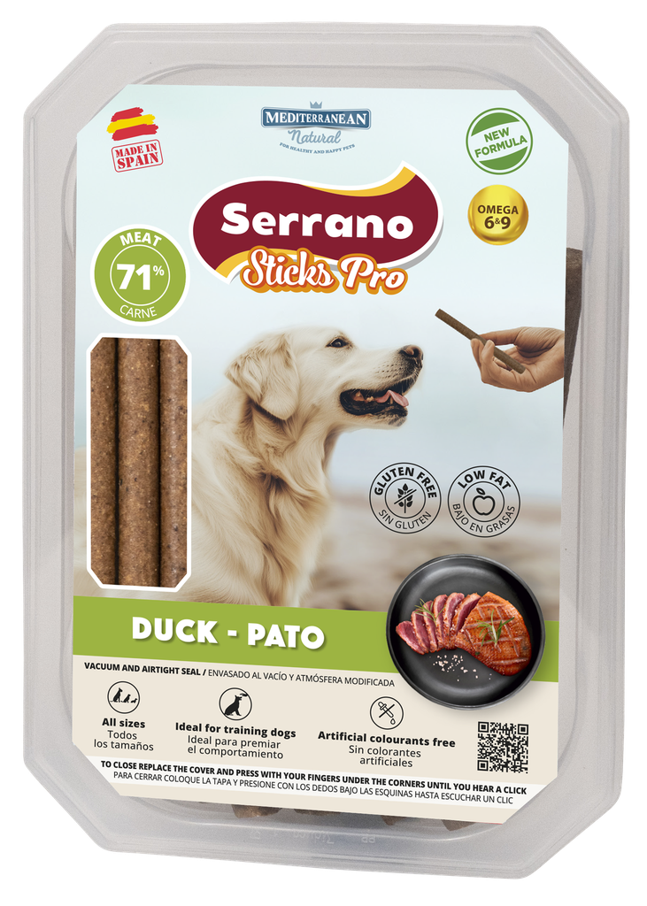 [68043-U] Serrano Sticks 350g Pato