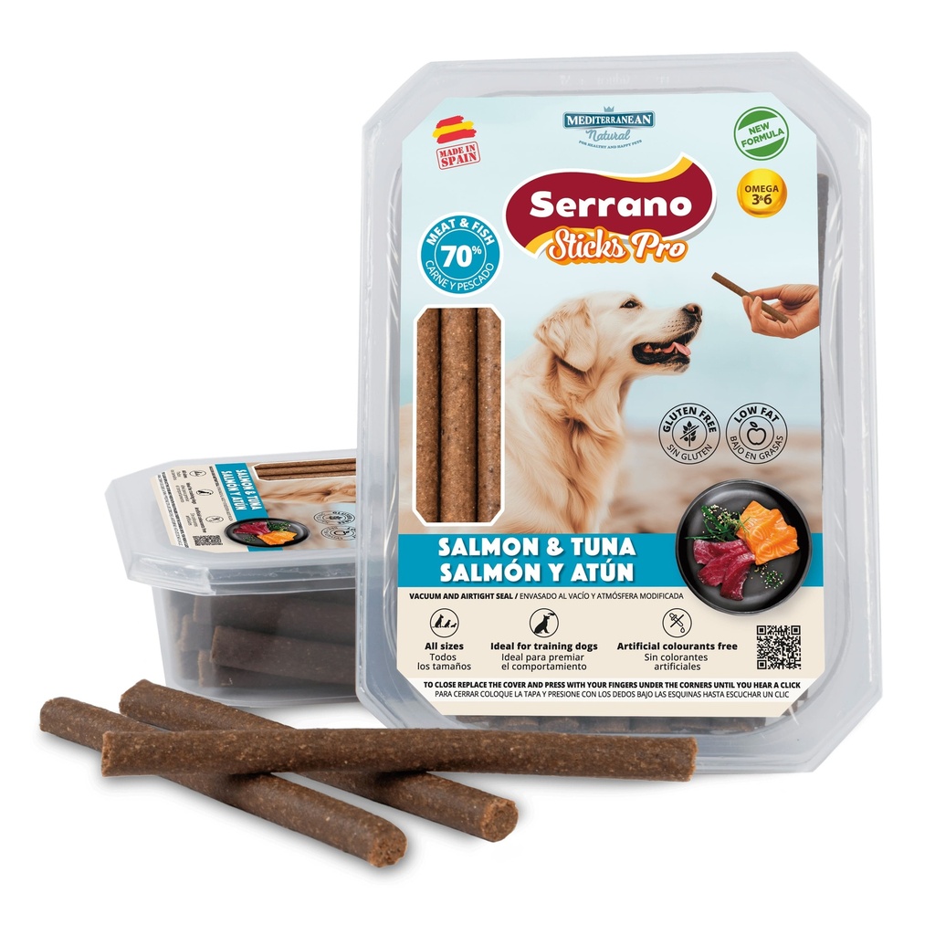 [68044-U] Serrano Sticks 350g Salmón y Atún