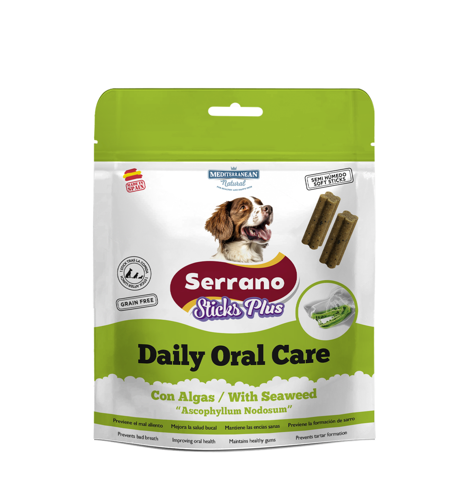 [68094-U] Serrano Sticks Plus 110g Salud Bucal