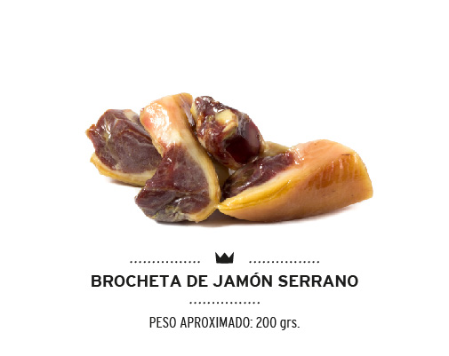 [68063-10-U] Brocheta de jamón serrano