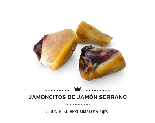 [68062-U] Jamoncitos de jamón (3 un.)