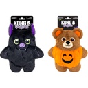 KONG HALLOWEEN SNUZZLES BAT & BEAR ASSORTED M