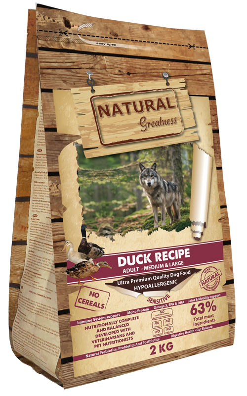 Receta Pato Medium & Large NG 2 kg