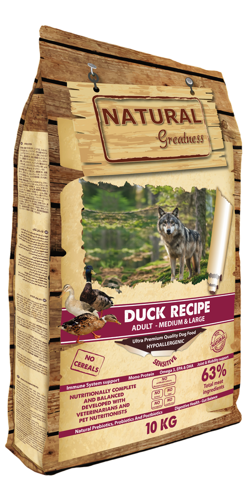 Receta Pato Medium & Large NG 10 kg