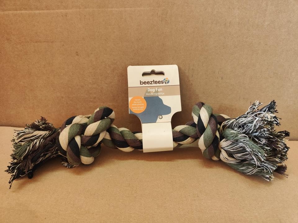 [I641134] BZ FLOSSY ROPE CAMOUFL GREEN 2 KNOTS 400G