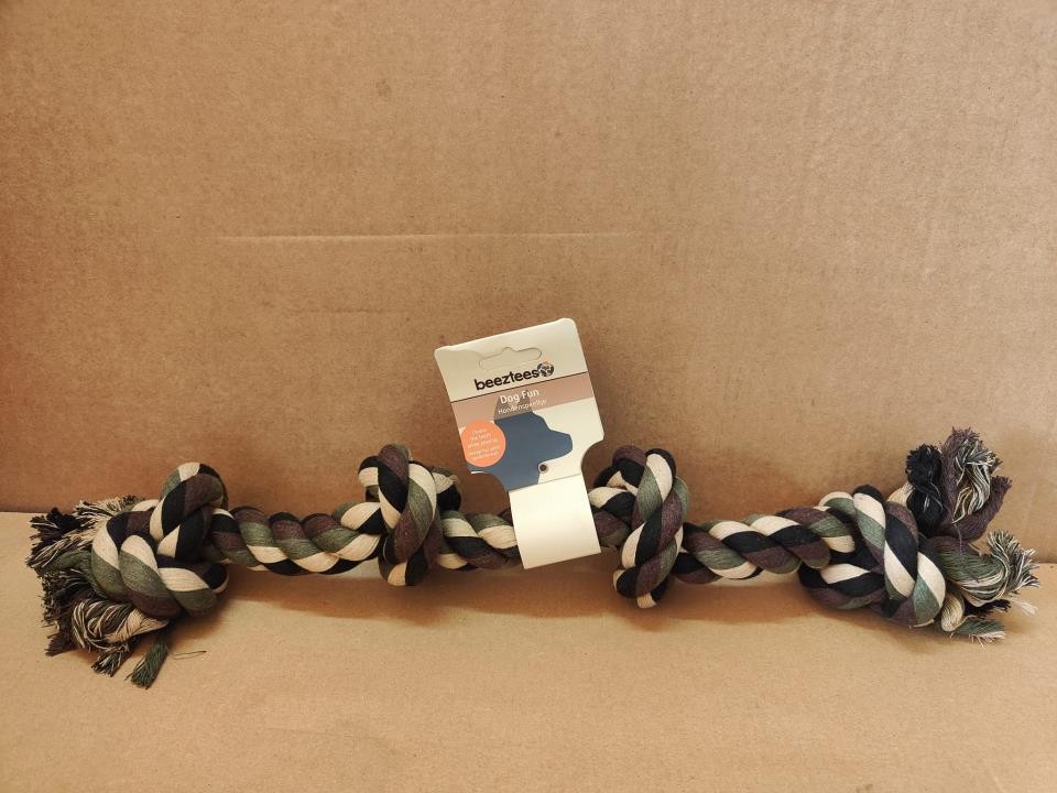 [I641135] BZ FLOSSY ROPE CAMOUFL GREEN 4 KNOTS 600G