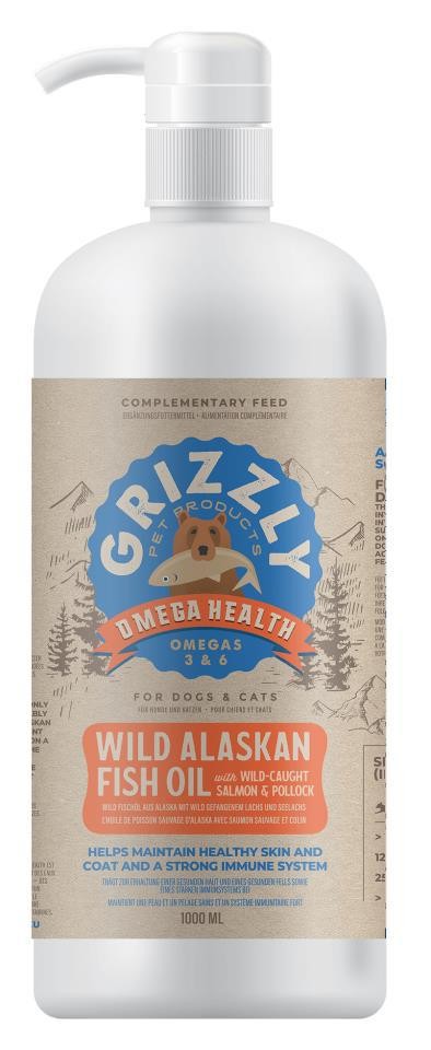 [GRAS1000] 1000ml GRIZZLY SALMÓN PLUS COMPLEMENTO NUTRICIONAL