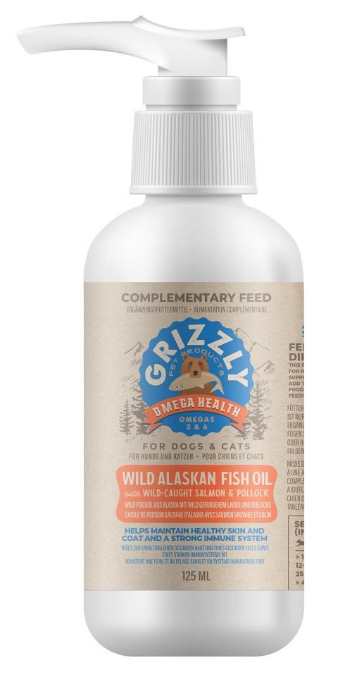 [GRAS125] 125ml GRIZZLY SALMÓN PLUS COMPLEMENTO NUTRICIONAL