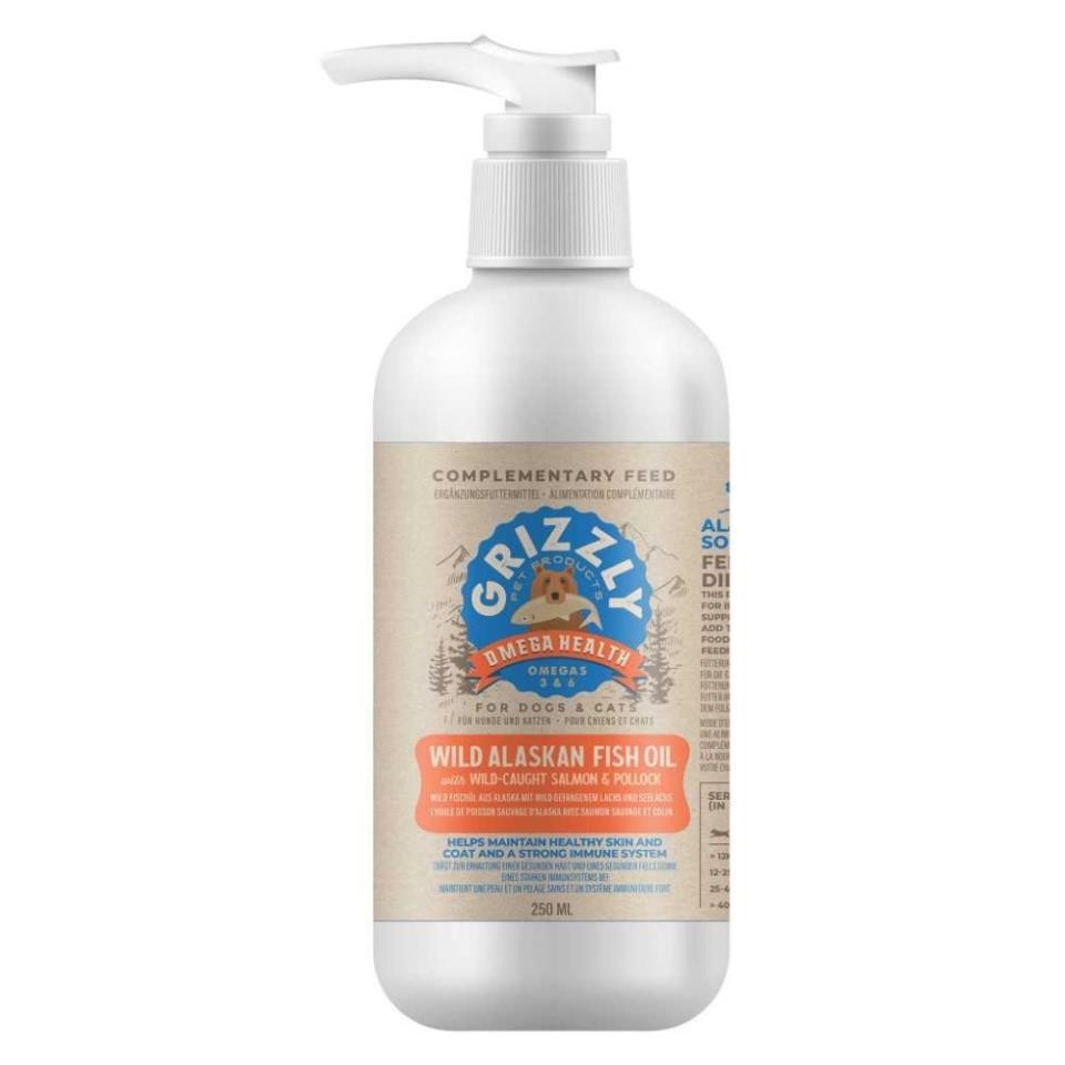 [GRAS250] 250ml GRIZZLY SALMÓN PLUS COMPLEMENTO NUTRICIONAL