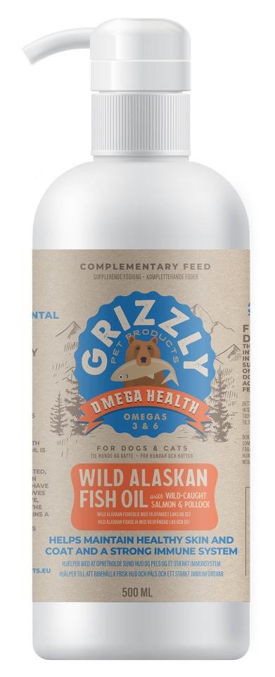 [GRAS500] 500ml GRIZZLY SALMÓN PLUS COMPLEMENTO NUTRICIONAL