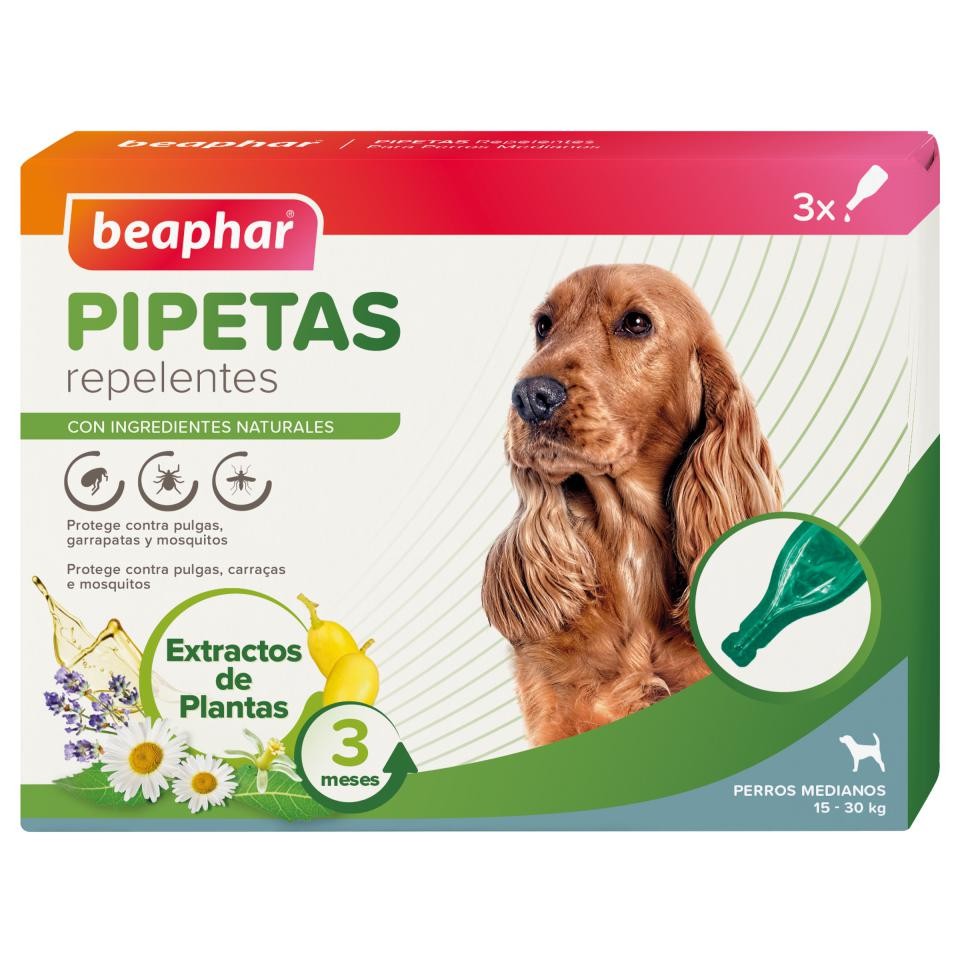 [10615] PIPETAS REPELENTES PERROS M - 3 x 2ML