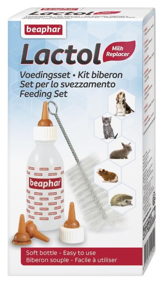 [11244] LACTOL KIT: BIBERÓN + 6 TETINAS + LIMPIADOR