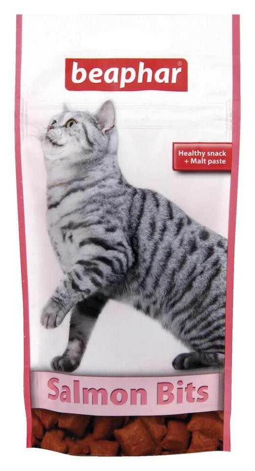 [11627] SNACK BOCADITOS SALMON BITS GATOS - 35G