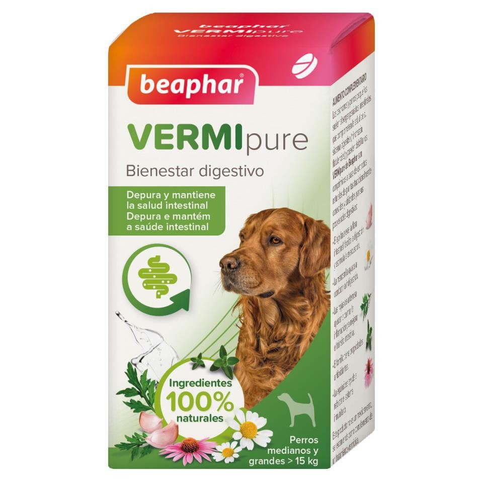 [14621] VERMIPURE PERROS >15KG COMPRIMIDOS - 50 COMPR