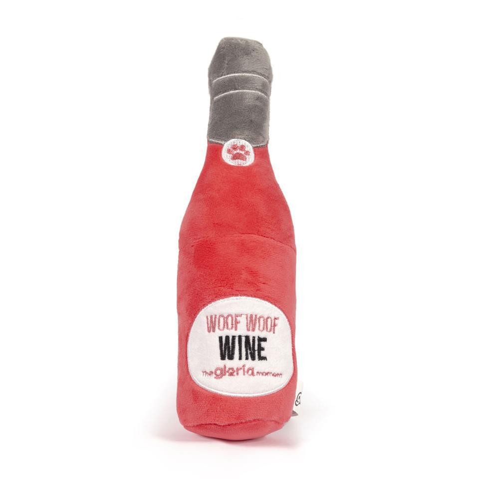 [GL00544] PELUCHE BOTELLA VINO WOOF WOOF WINE XXL