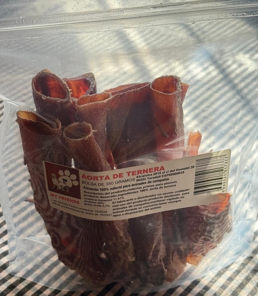 [MF-542] Aorta de Ternera (Bolsa de 75 gr) - My Friends