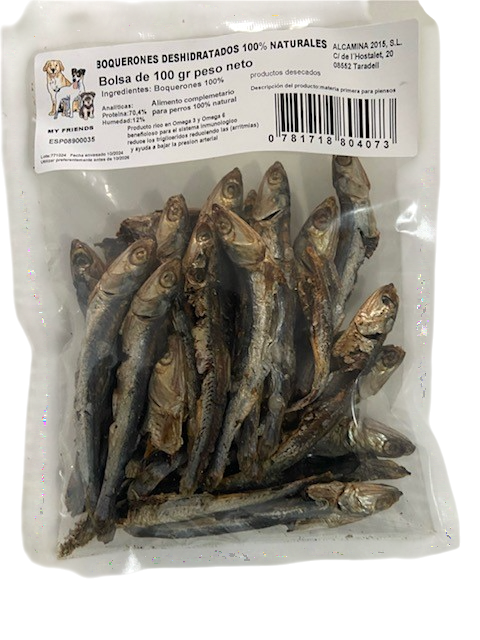 [MF-555] Boquerones para Perros( Bolsa de 100 gr) - My Friends