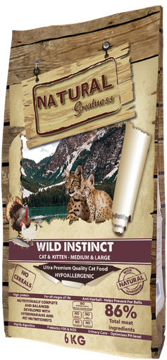Receta Wild Instinct Medium & Large Breed 6 kg